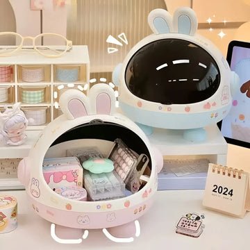 Kawaii Rabbit Desktop Organizer The Luxe Glamour Store