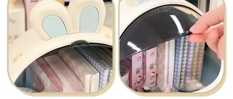 Kawaii Rabbit Desktop Organizer The Luxe Glamour Store
