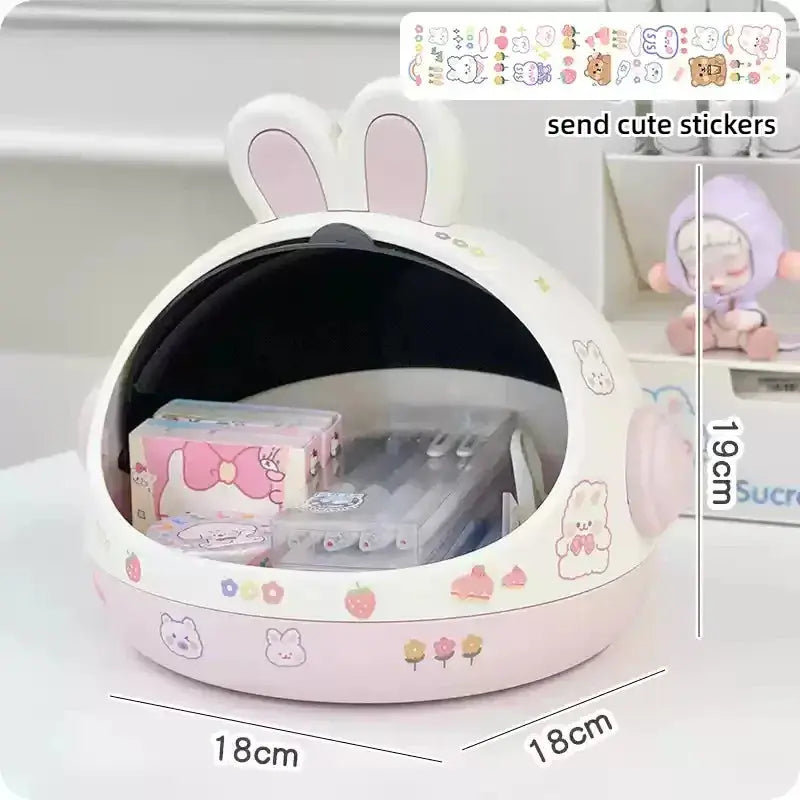 Kawaii Rabbit Desktop Organizer The Luxe Glamour Store