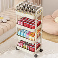 Minimalist Multi-Tier Storage Trolley The Luxe Glamour Store