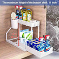 2-Tier Under-Sink Organizer The Luxe Glamour Store