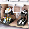 2-Tier Under-Sink Organizer The Luxe Glamour Store