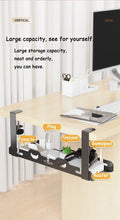 Under-Desk Cable Management Tray The Luxe Glamour Store