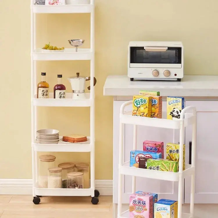 Minimalist Multi-Tier Storage Trolley The Luxe Glamour Store