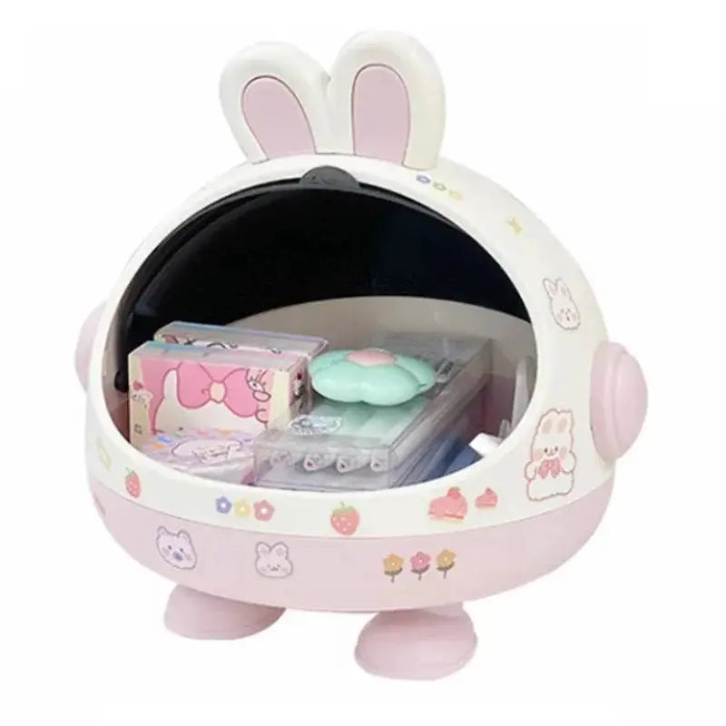 Kawaii Rabbit Desktop Organizer The Luxe Glamour Store