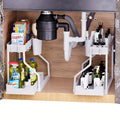2-Tier Under-Sink Organizer The Luxe Glamour Store