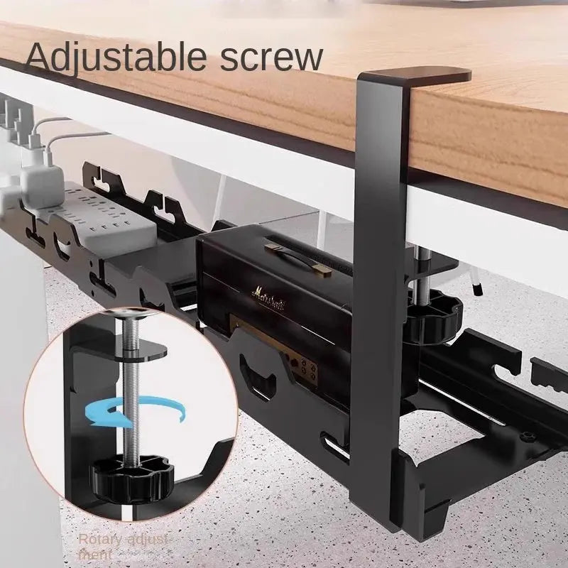 Under-Desk Cable Management Tray The Luxe Glamour Store