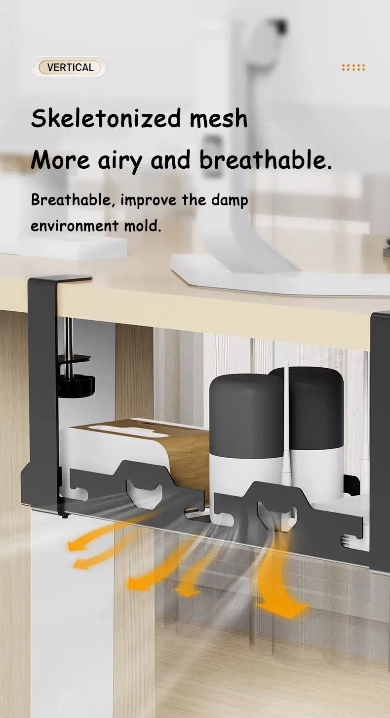 Under-Desk Cable Management Tray The Luxe Glamour Store