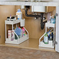 2-Tier Under-Sink Organizer The Luxe Glamour Store