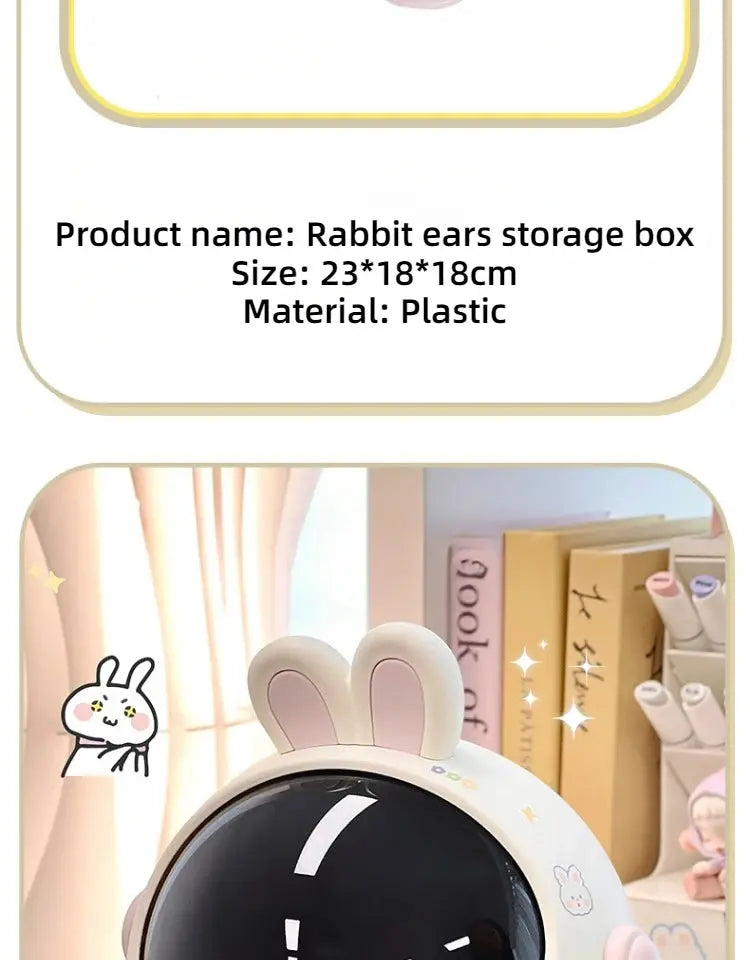 Kawaii Rabbit Desktop Organizer The Luxe Glamour Store